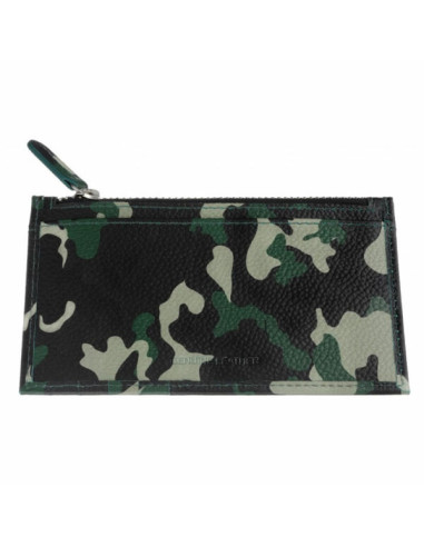 TARJETERO ZIPPO CREMALLERA CAMO GREEN. MEDIDAS: 13X7,6X1,2CM. 1 UD