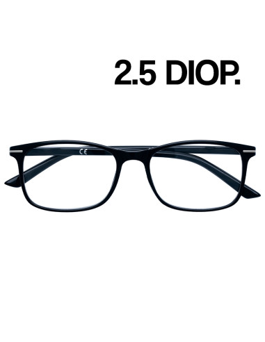 GAFAS ZIPPO LECTURA 31Z-B24 BLK 2.5 DIOP. NEGRO 1UD