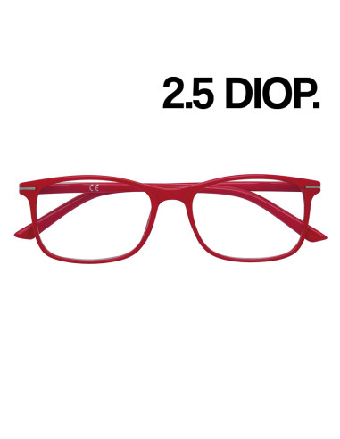 GAFAS ZIPPO LECTURA 31Z-B24 ROJA 2.5 DIOP 1UD